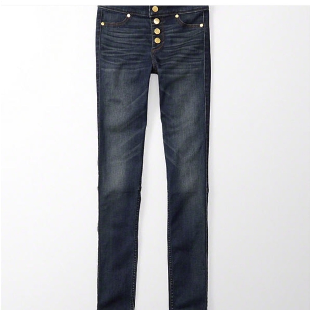 ISO - A&F high rise super skinny jeans